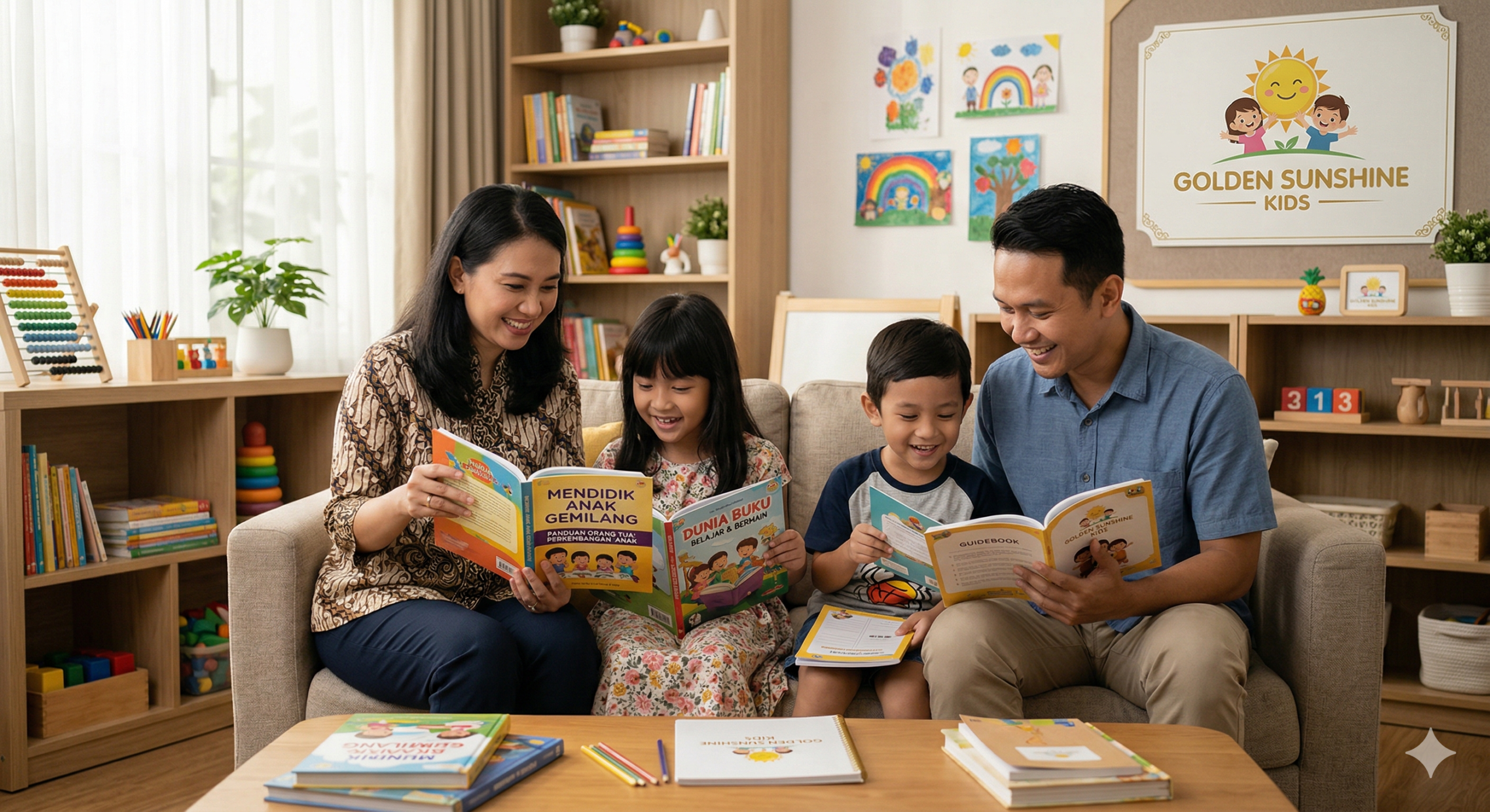edukasi anak usia dini bersama orang tua di rumah